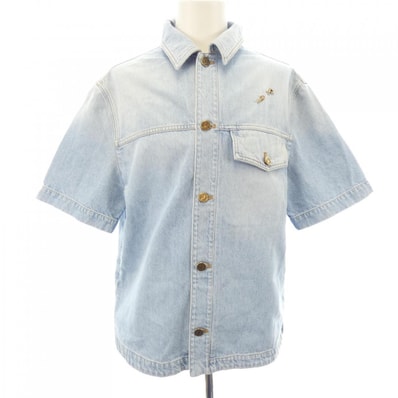ルイヴィトン LOUIS VUITTON デニムショートスリーブシャツ HLS50WEU6 S/Sシャツ