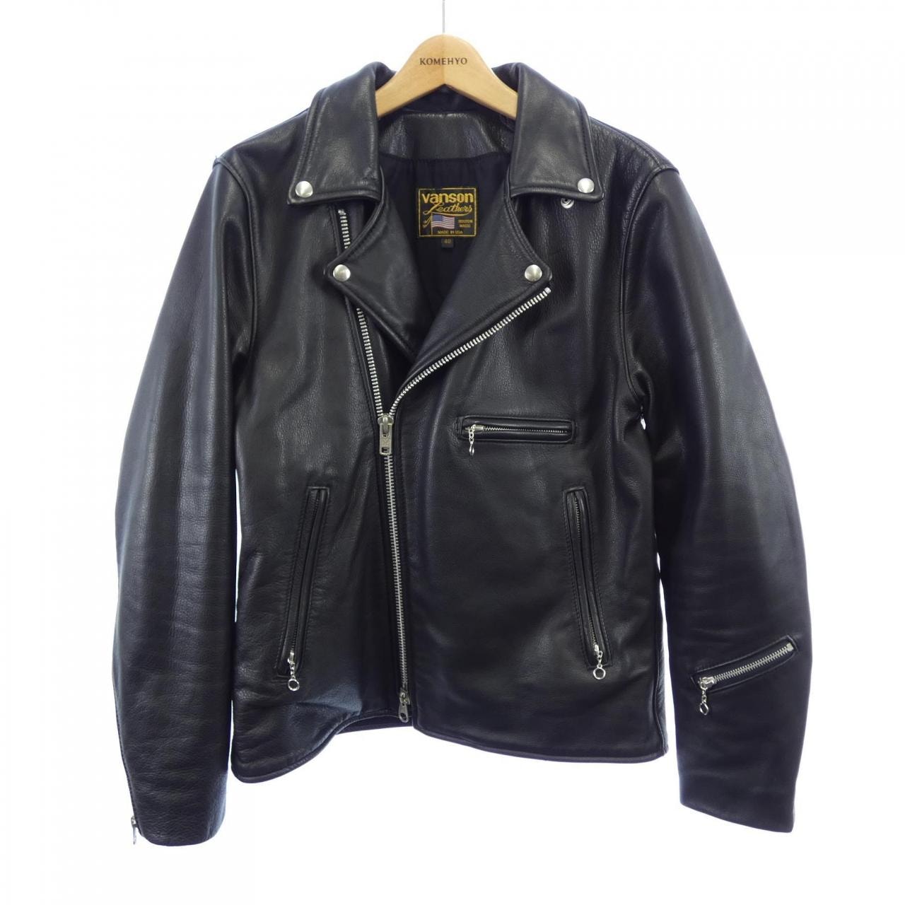 バンソン VANSON レザーライダースジャケット