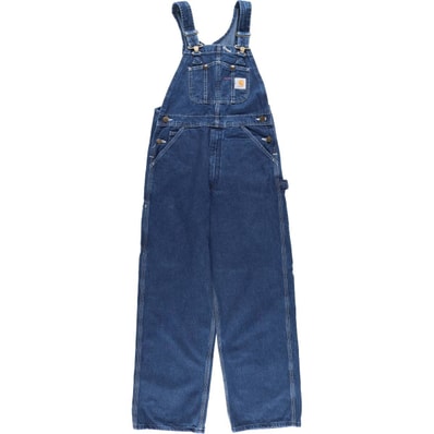 古着 カーハート Carhartt デニムオーバーオール メンズw31相当/eaa618174