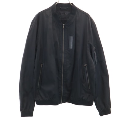 ZARA MAN ザラマン MA-1 フライトジャケット XL ブラック ブルゾン