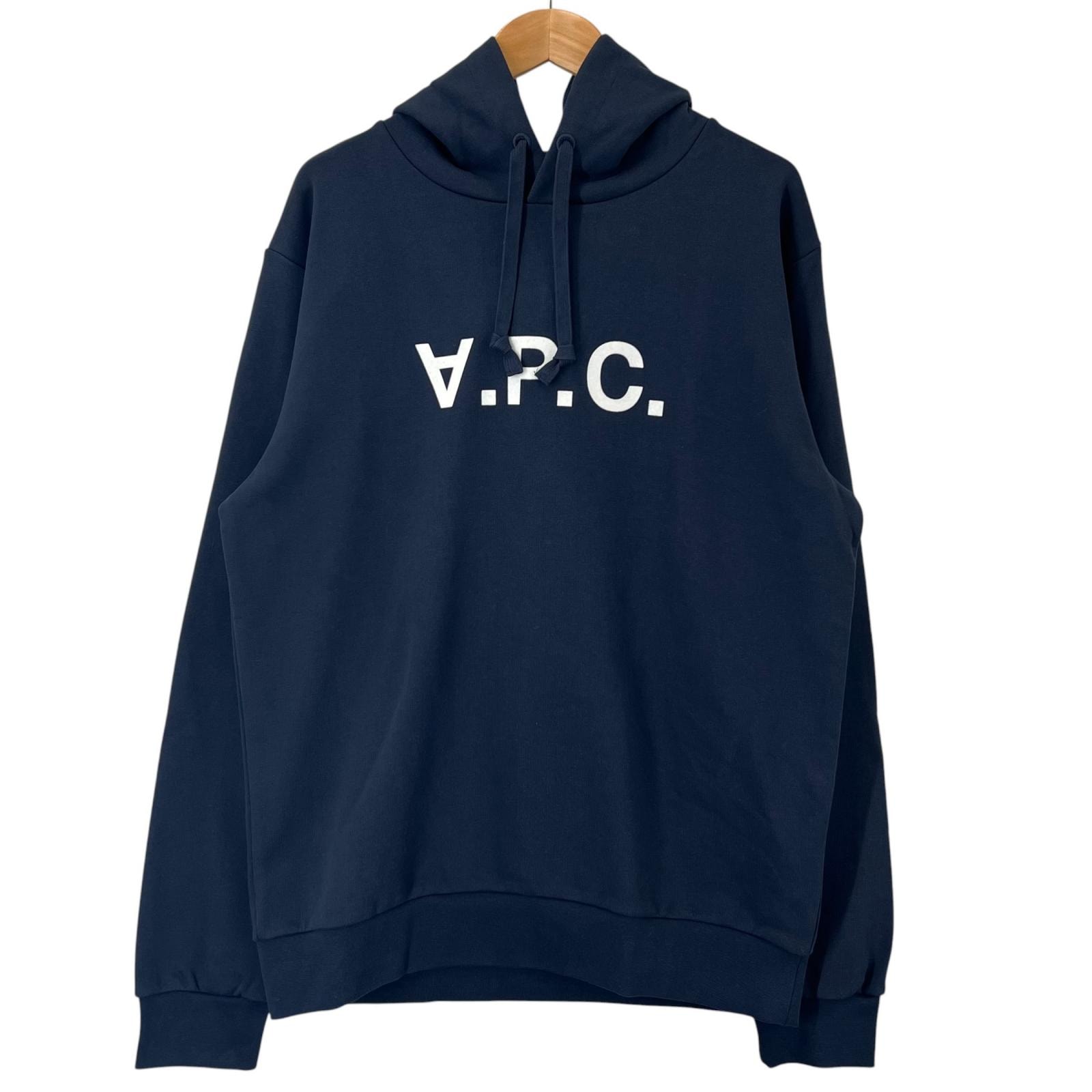 미사용 상품 A.P.C. APC 스탠다드 그랜드 VPC 플레인 가을/겨울 AW 후디 코튼 네이비 남성용 XL [중고 의류] [중고]