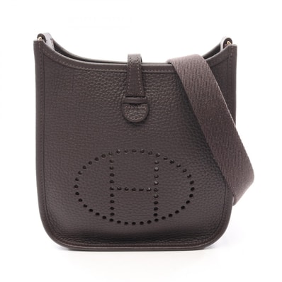 エルメス HERMES エヴリンアマゾンTPM ショルダーバッグ バッグ レザー トリヨンクレマンス トリヨンクレマンス レディース ブラウン系 ベブラン 【中古】