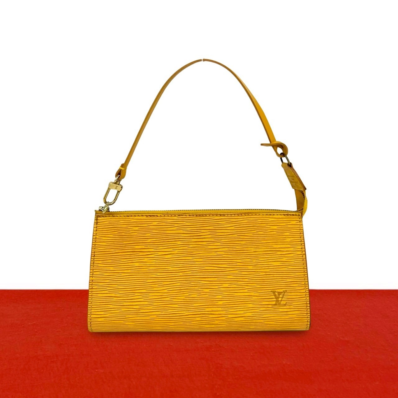 WACKO MARIA Leather Drawstring Bag 