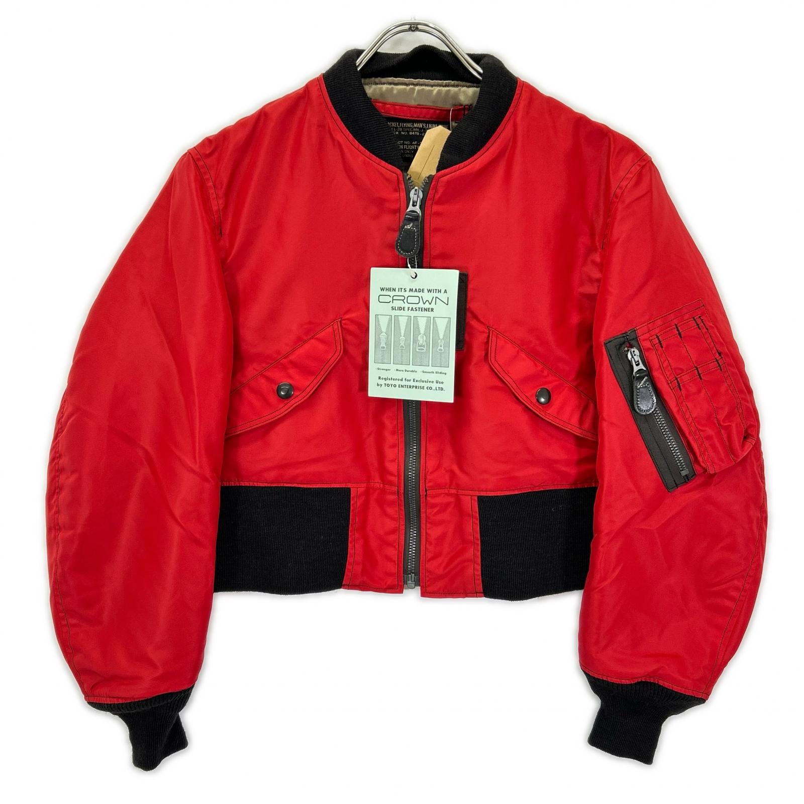 バズリクソンズ BEAMS BOY別注 BR14790BB レッド L-2B フライト ジャケット L