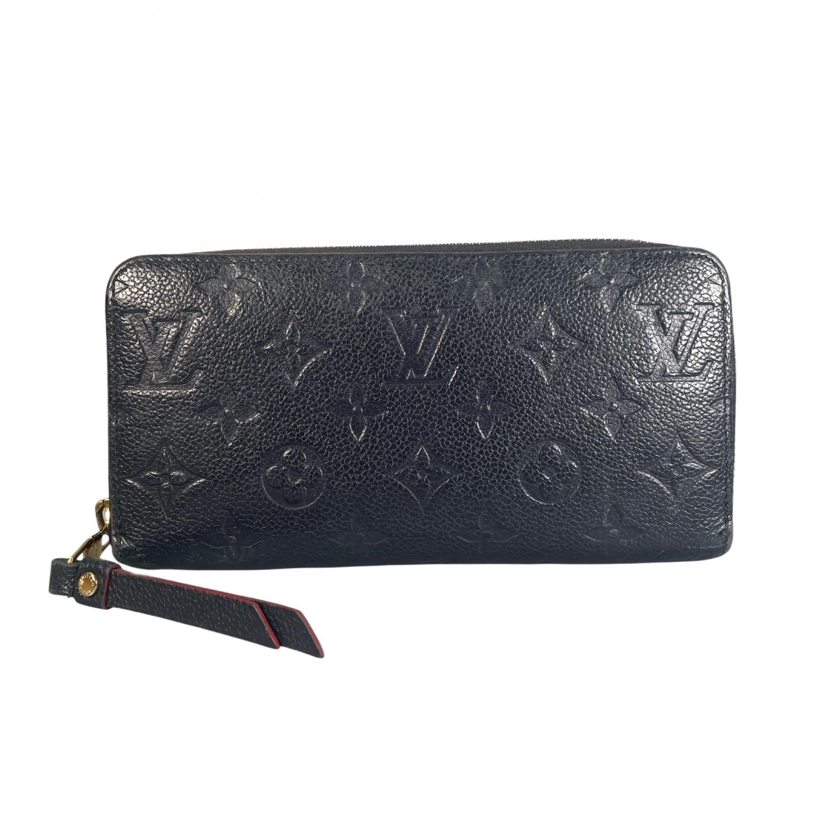 美品 LOUIS VUITTON ルイ・ヴィトン アンプラント ジッピー ウォレット M62121 長財布 モノグラムアンプラント ネイビー ユニセックス【中古】