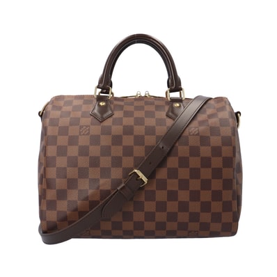 ルイヴィトン スピーディ30バンドリエール ダミエ ショルダーバッグ ダミエキャンバス N41367 ブラウン レディース LOUIS VUITTON 中古