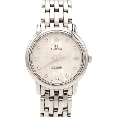 【ノーメンテナンス還元価格】オメガ デ・ヴィル プレステージバタフライ・8P 424.10.27.60.52.001 SS クォーツ