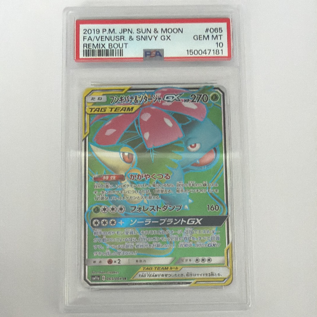フシギバナ&ツタージャGX SR[SM11a 065/064](強化拡張パック