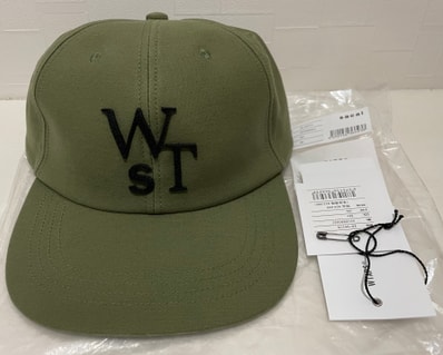 WTAPS x sacai Cotton Back Satin Cap 01 / Cap / Cotton Back Satin "Olive Drab" 2423234D-HT01S / 25-0931S