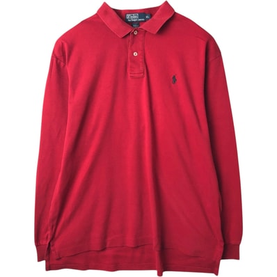 古着 ラルフローレン Ralph Lauren POLO by Ralph Lauren 長袖 ポロシャツ メンズXL相当/eaa631917