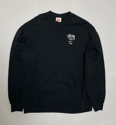 Nike x Stussy International Crewneck Sweatshirt (US Size) "Black" DC4198-010