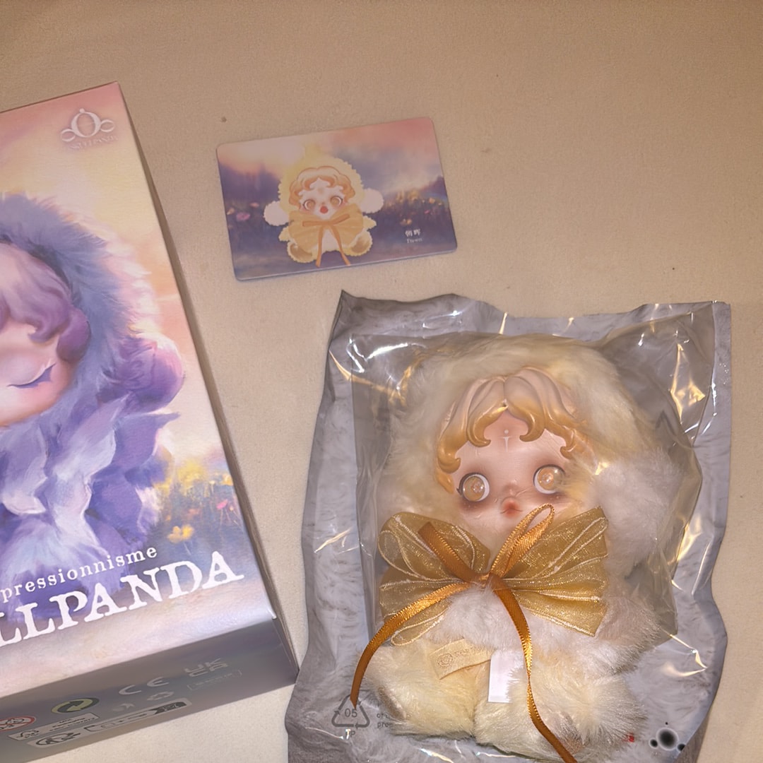 POP MART SKULLPANDA L'impressionnisme Series Plush Doll Dawn