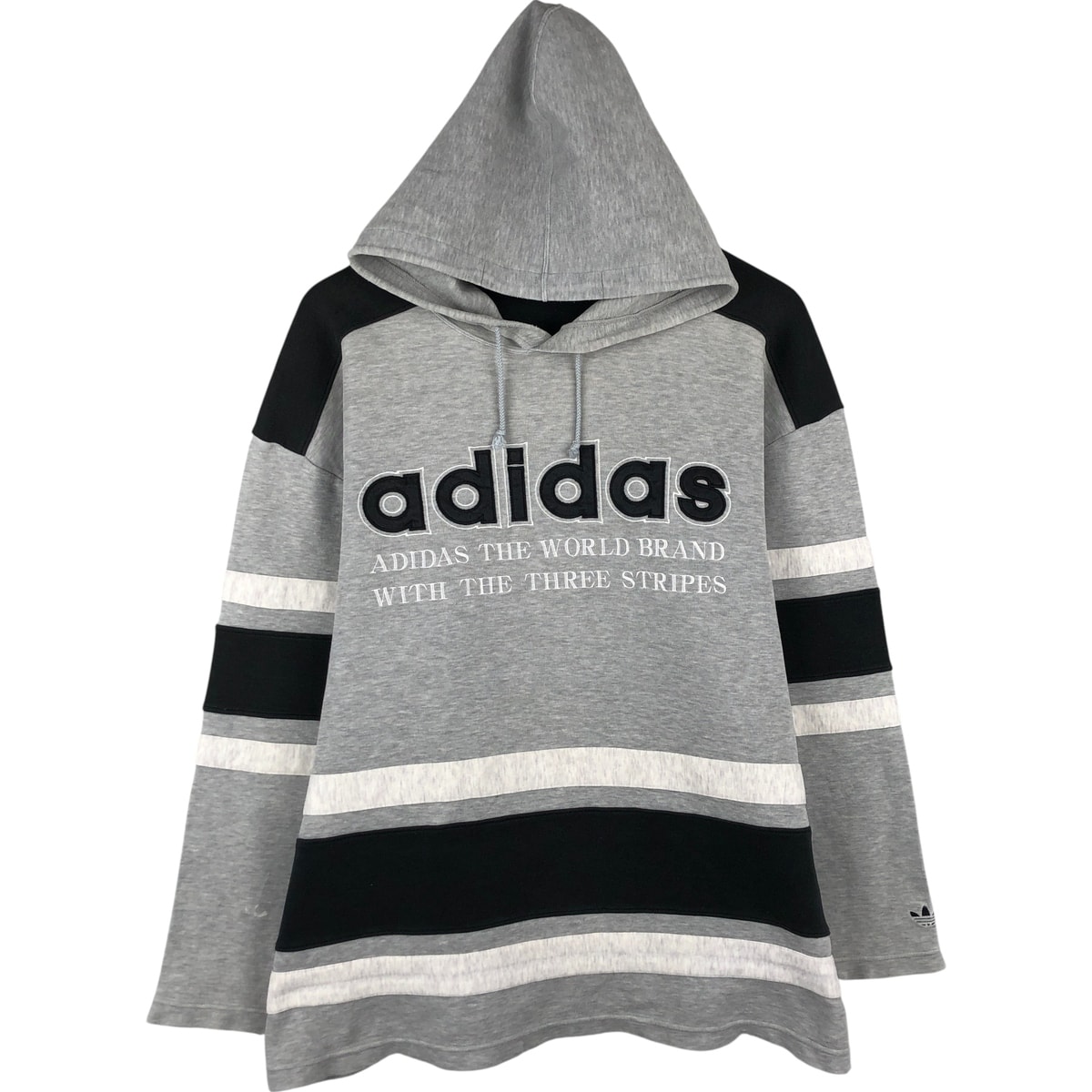 古着 90年代 アディダス adidas スウェットプルオーバーパーカー メンズXL相当 ヴィンテージ/eaa459348