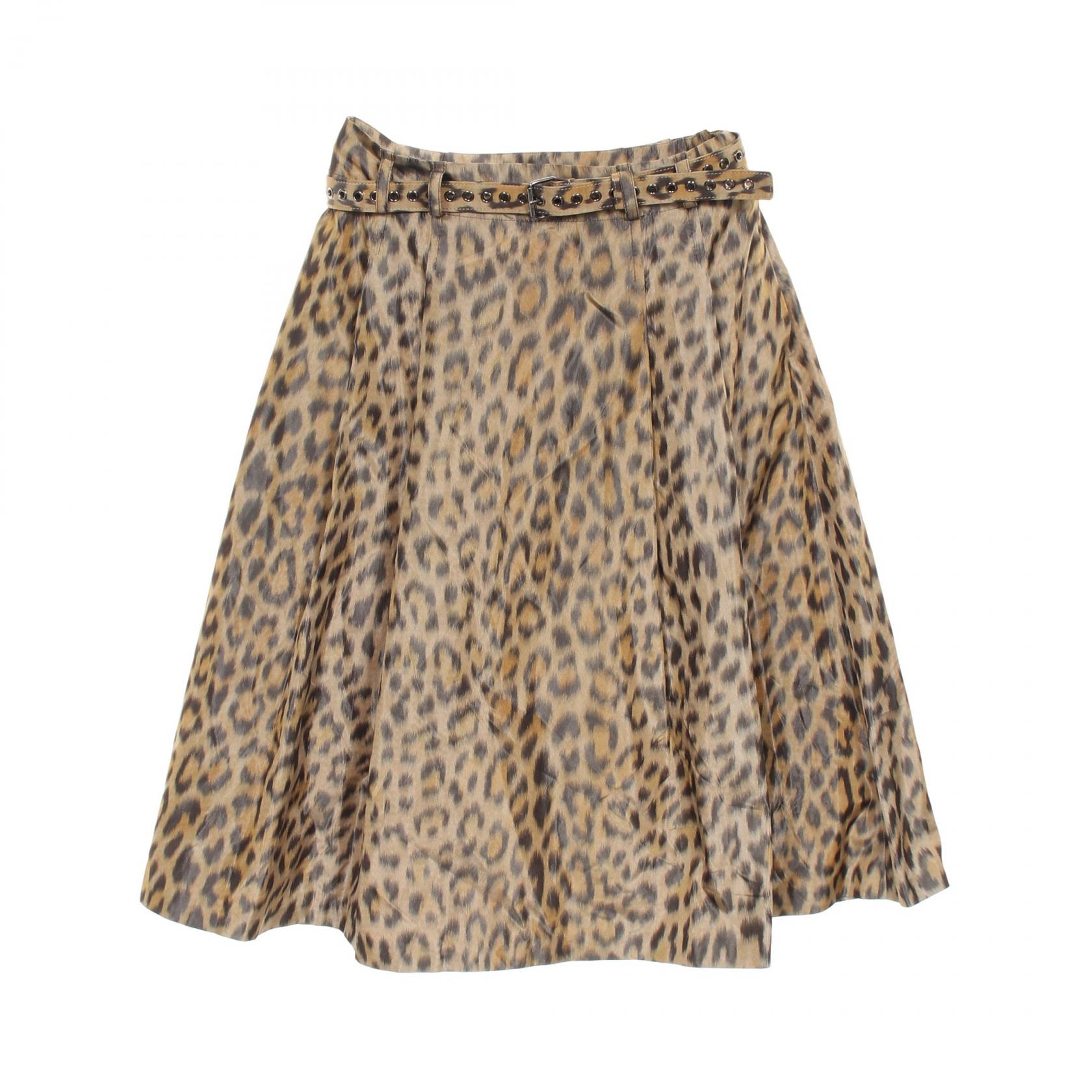 ディオール Dior スカート 衣料品 ボトムス シルク レディース ゴールド系 / マルチカラー 【中古】