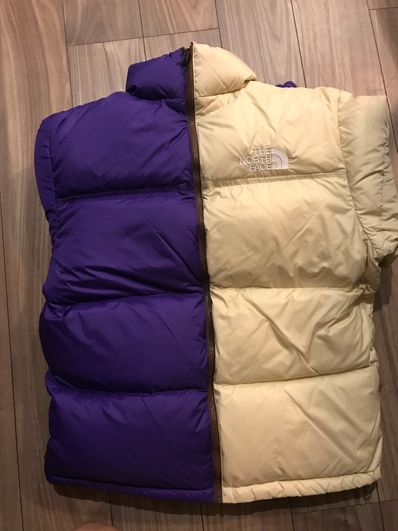 Supreme x The North Face Split Nuptse Jacket "Tan"
