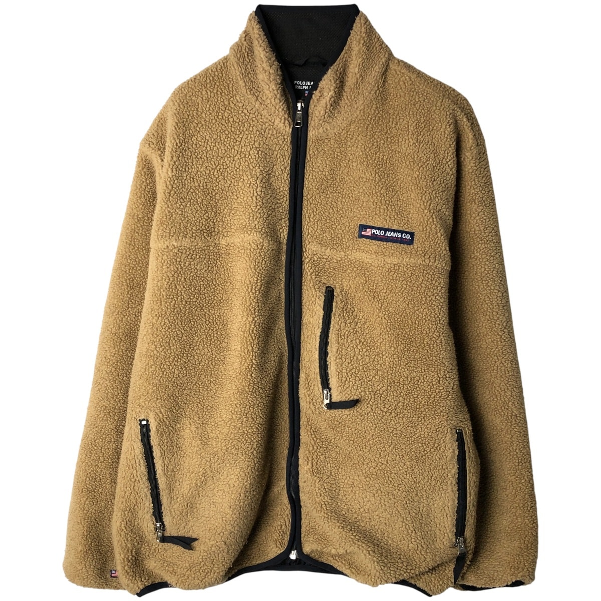 古着 00年代 ラルフローレン Ralph Lauren POLO JEANS COMPANY ボアジャケット メンズXL相当/eaa606945