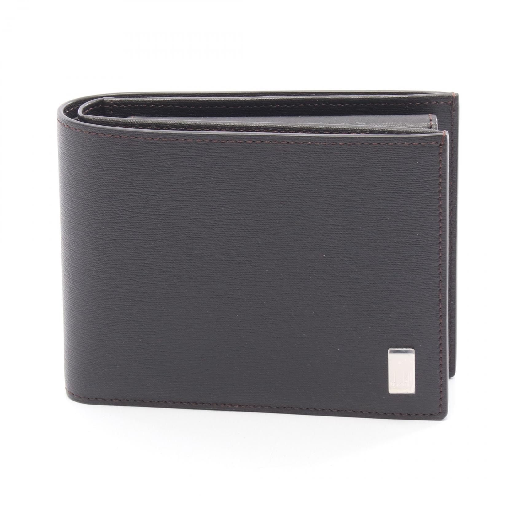 ダンヒル Dunhill 二つ折り財布 財布 レザー メンズ ブラウン系 D.HFP3070E 【新品】