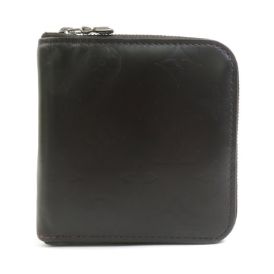 ルイ ヴィトン LOUIS VUITTON 二つ折り財布 モノグラム グラセ ポルト ビエ モネ ジップ モノグラムグラセレザー カフェ メンズ M66510【中古】 56654a