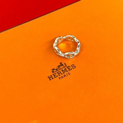 HERMES エルメス シェーヌダンクル アンシェネ PM リング シルバー925 リング・指輪 15号 シルバー
30052