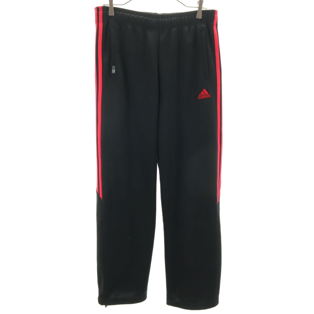 adidas アディダス トラックパンツ L ブラック ジャージ