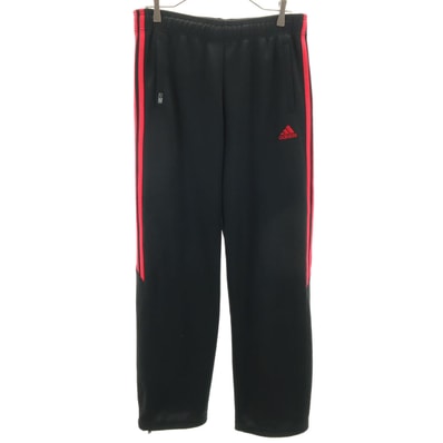 adidas アディダス トラックパンツ L ブラック ジャージ