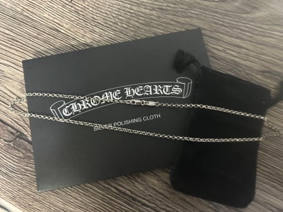 Chrome Hearts Roll Chain Necklace "Silver"