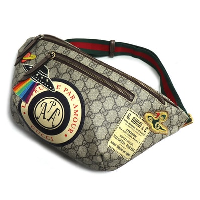 GUCCI グッチ GGスプリーム クーリエ ボディバッグ ベージュ 529711 ユニセックス【中古】