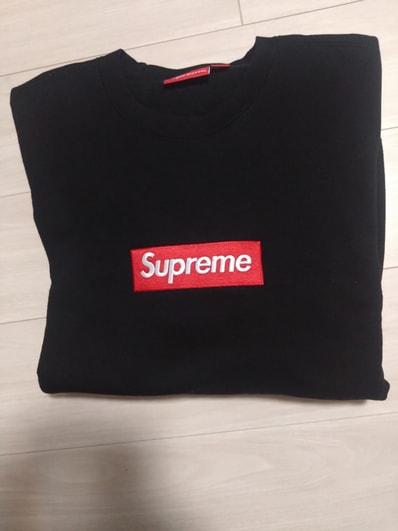 Supreme Box Logo Crewneck "Black" (22FW)
