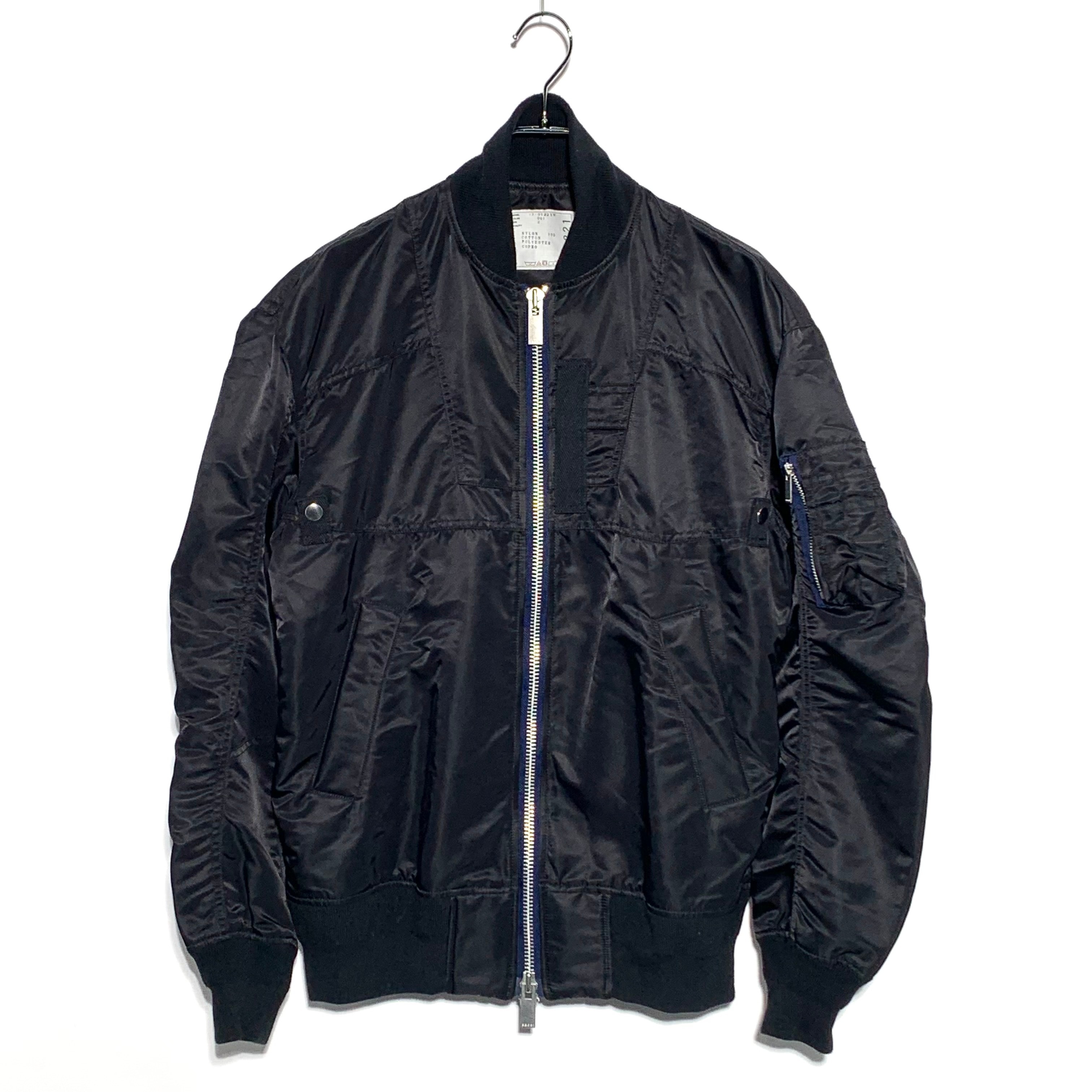 sacai MA-1 Blouson Black