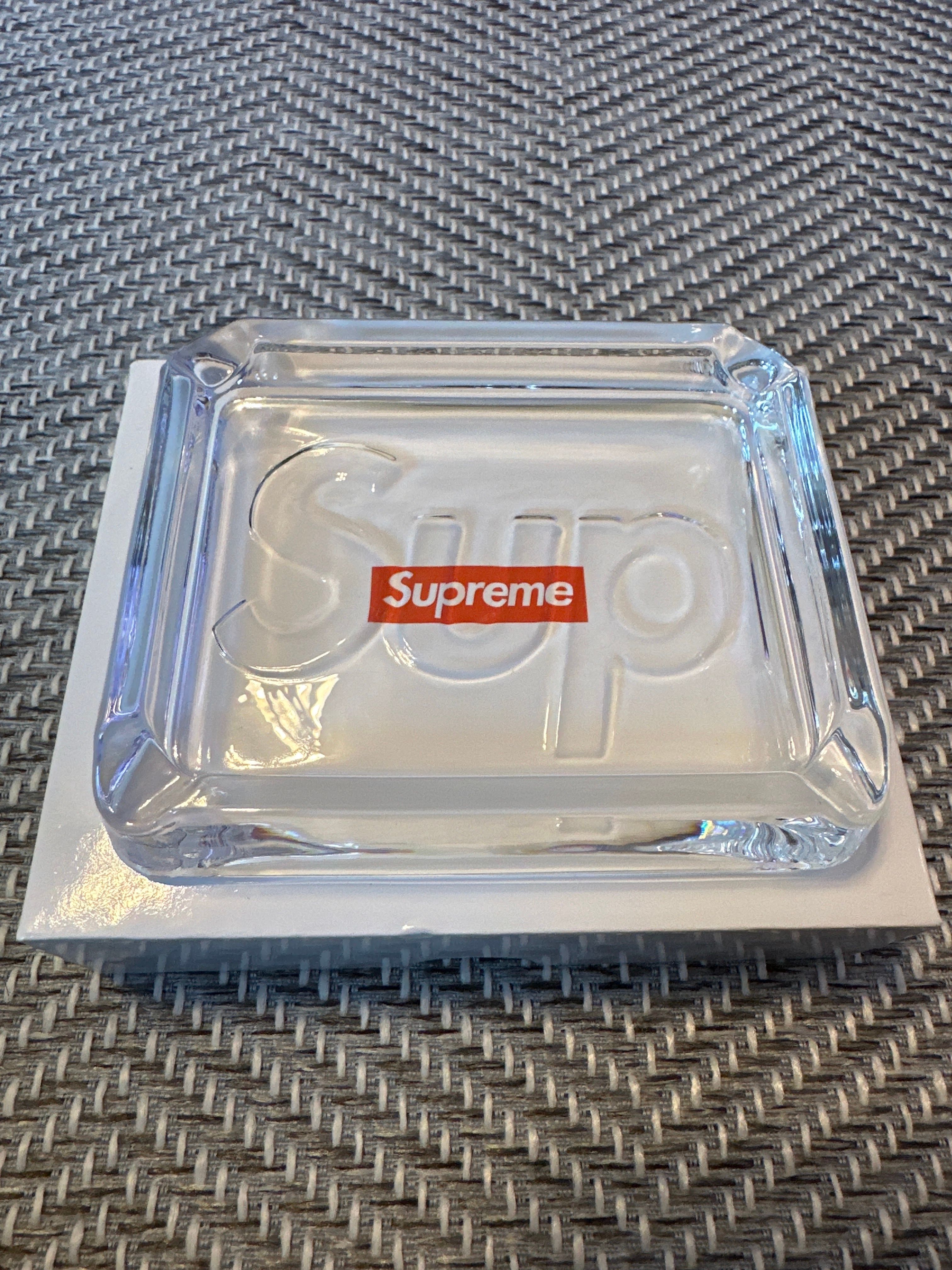 Supreme Debossed Glass Ashtray 