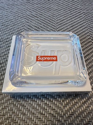 Supreme Debossed Glass Ashtray Supreme Debossed Glass Ashtray