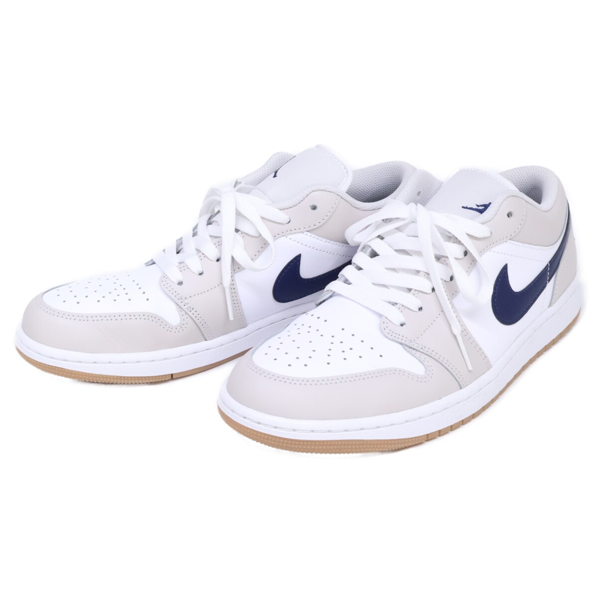 ナイキ 【美品】553558-146 Air Jordan 1 Low Georgetown ローカットスニーカー 27.5