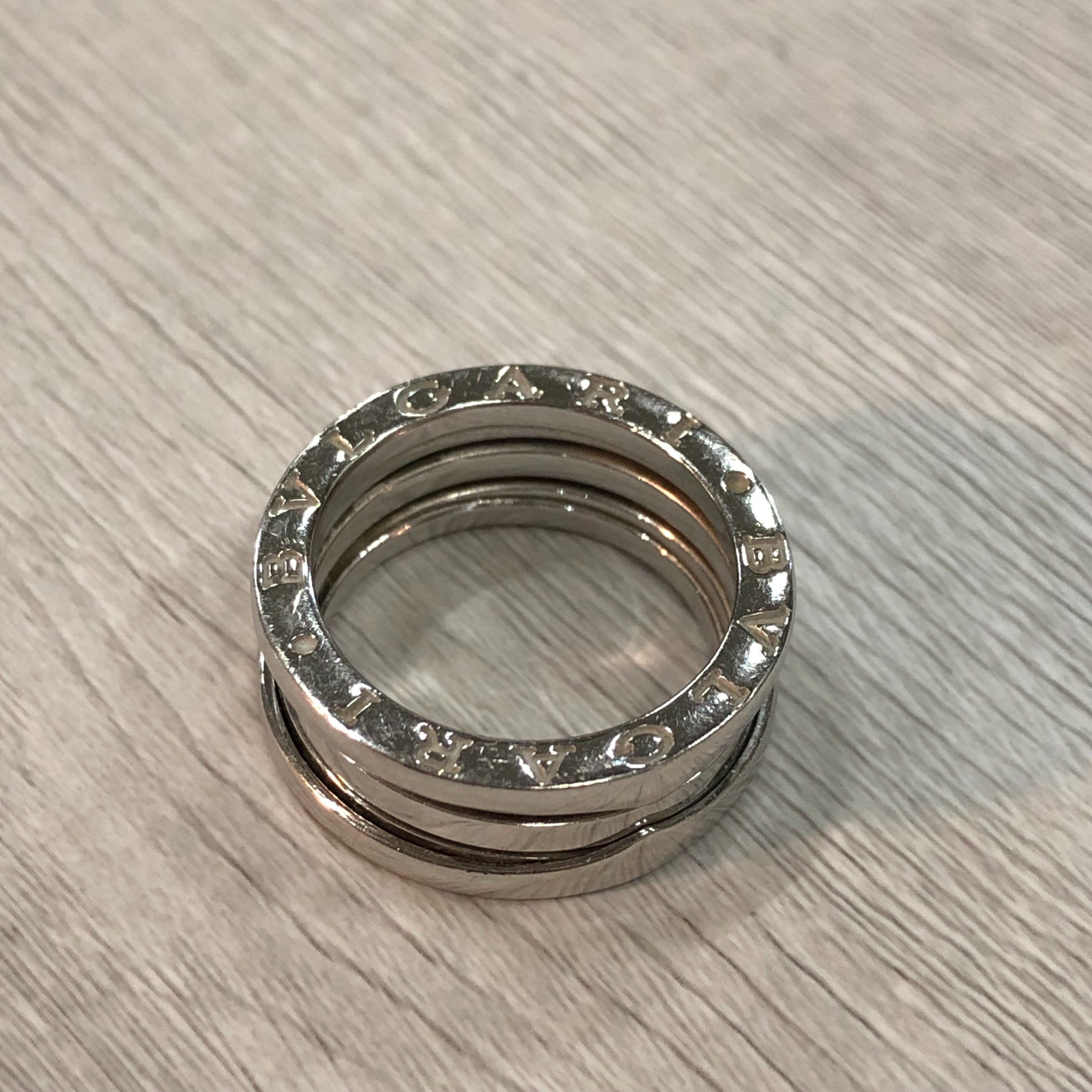 BVLGARI B.Zero1 Ring "White Gold"