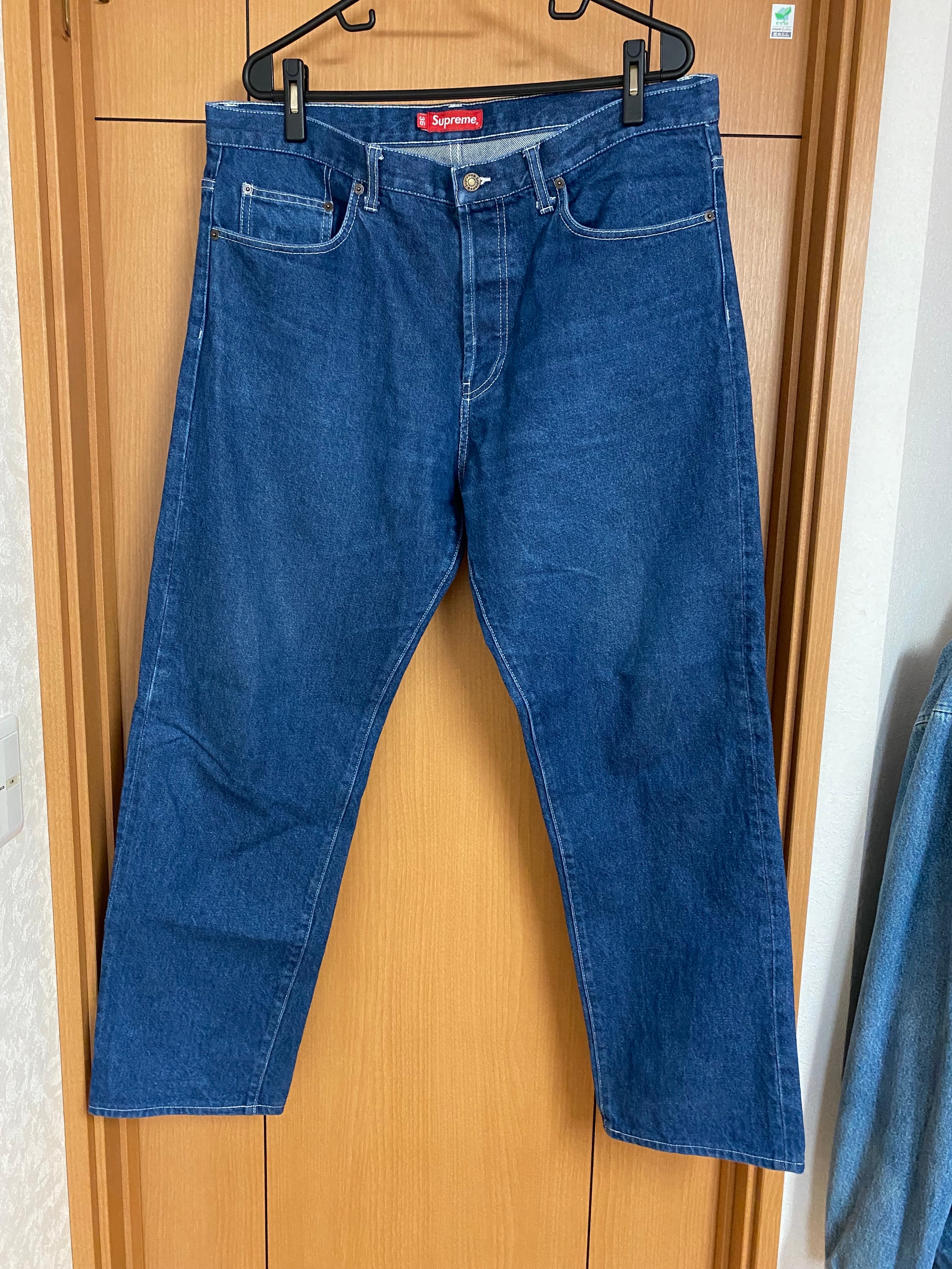 supreme レギュラージーンズ