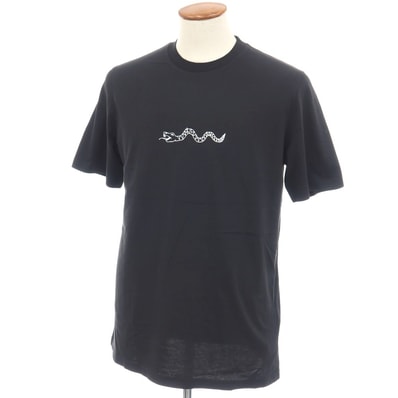 【中古】オーエーエムシー OAMC コットン クルーネック 半袖Tシャツ ブラック【サイズM】【メンズ】