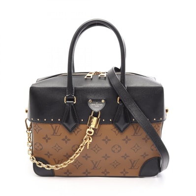 ルイ・ヴィトン LOUIS VUITTON シティ マル 2WAY ハンドバッグ バッグ PVCコーティングキャンバス レザー モノグラム・リバース レディース ブラウン系 / ブラック系 M43595 【中古】
