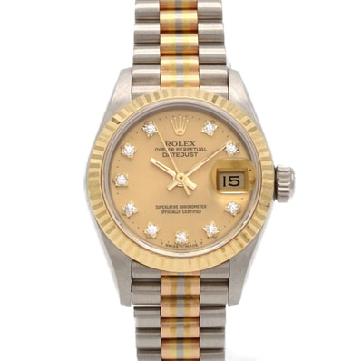 【ノーメンテナンス還元価格】ロレックス デイトジャスト 69179G BIC. WGxYG 自動巻