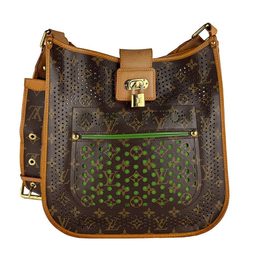 ルイ ヴィトン LOUIS VUITTON ショルダーバッグ モノグラム ペルフォ ミュゼット モノグラムキャンバス ヴェール レディース M95173【中古】 z10793