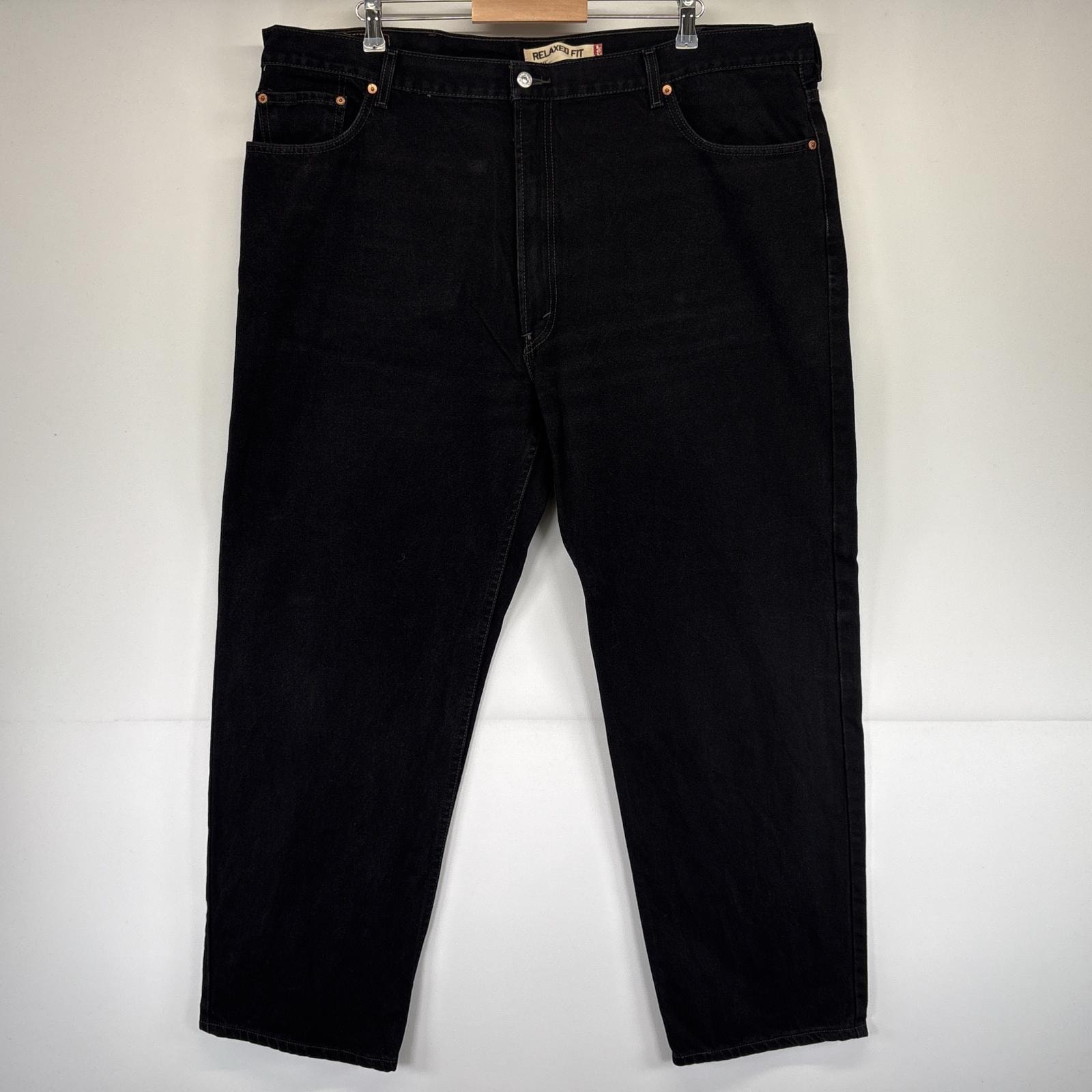 古着 リーバイス Levi's デニムパンツ 550 テーパード 5ポケット 大きいサイズ ジーンズ ジーパン w46 L32  ブラック メンズ