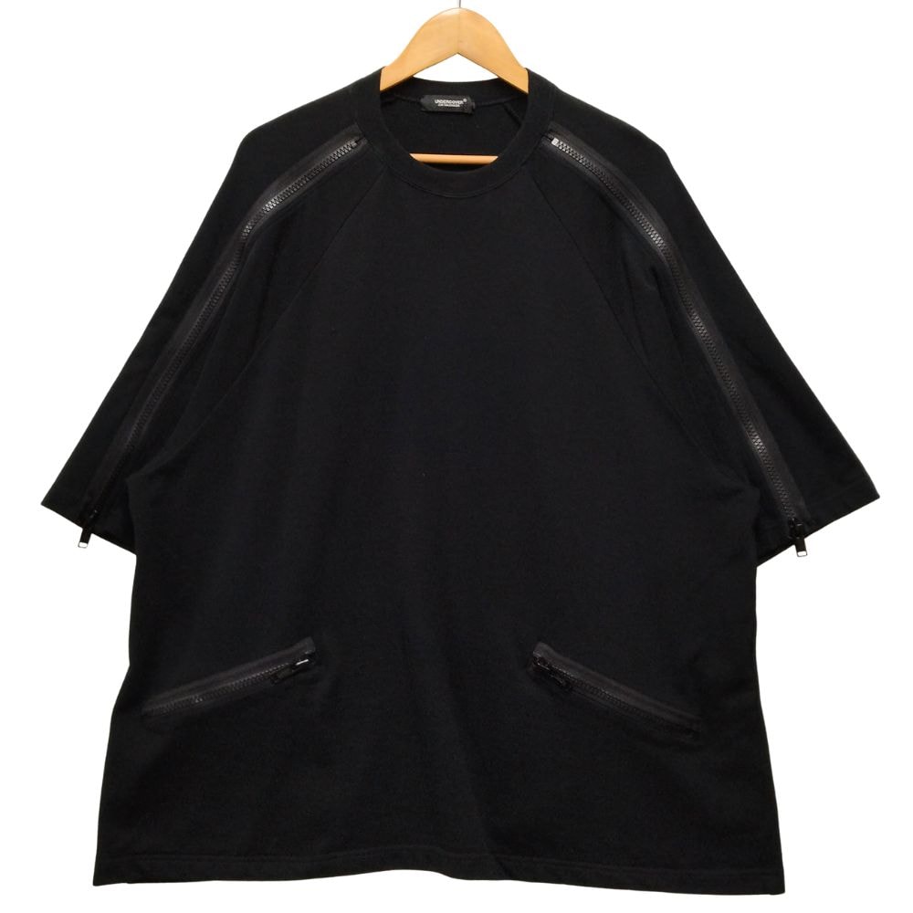 UNDERCOVER アンダーカバー 品番 UC1B4813 袖ジップ 半袖 ビッグ スウェット 52610