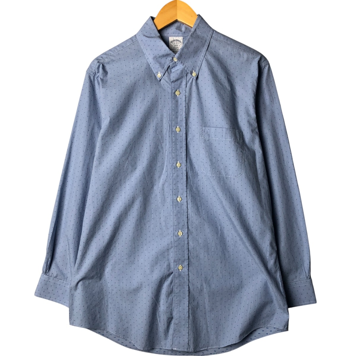 古着 ブルックスブラザーズ Brooks Brothers 1818 総柄 長袖 ボタンダウンシャツ メンズL相当/eaa574216