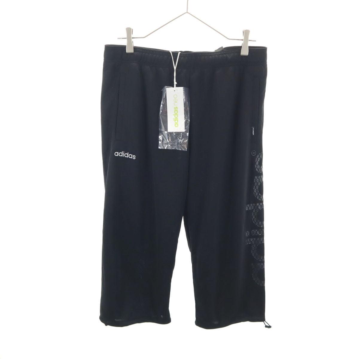 未使用 adidas NEO アディダスネオ ハーフパンツ L ブラック ジャージ