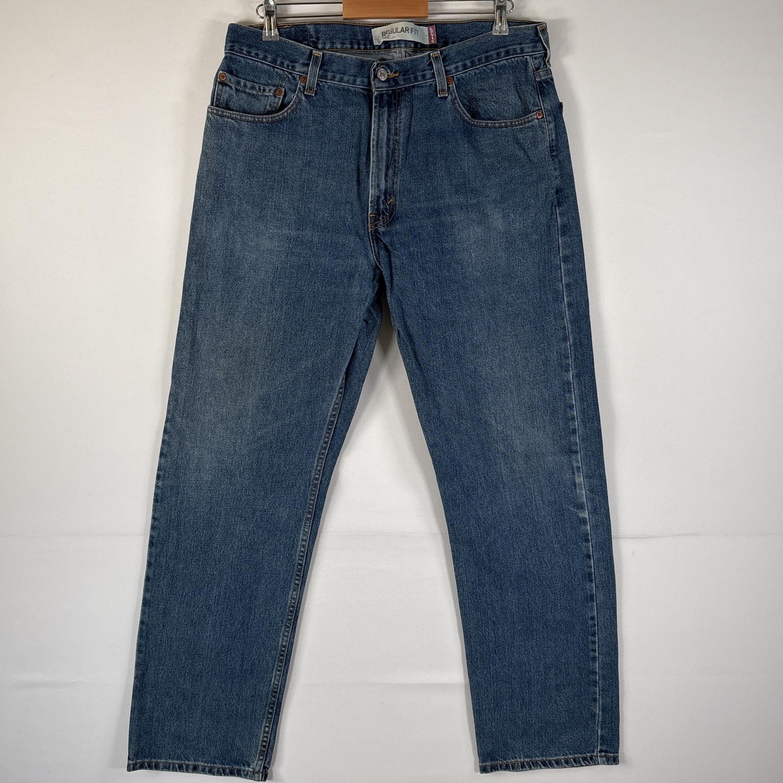 古着 リーバイス Levi's デニムパンツ 505 ブルーデニム ジーンズ ジーパン ストレート 大きいサイズ w36 L32 インディゴブルー メンズ