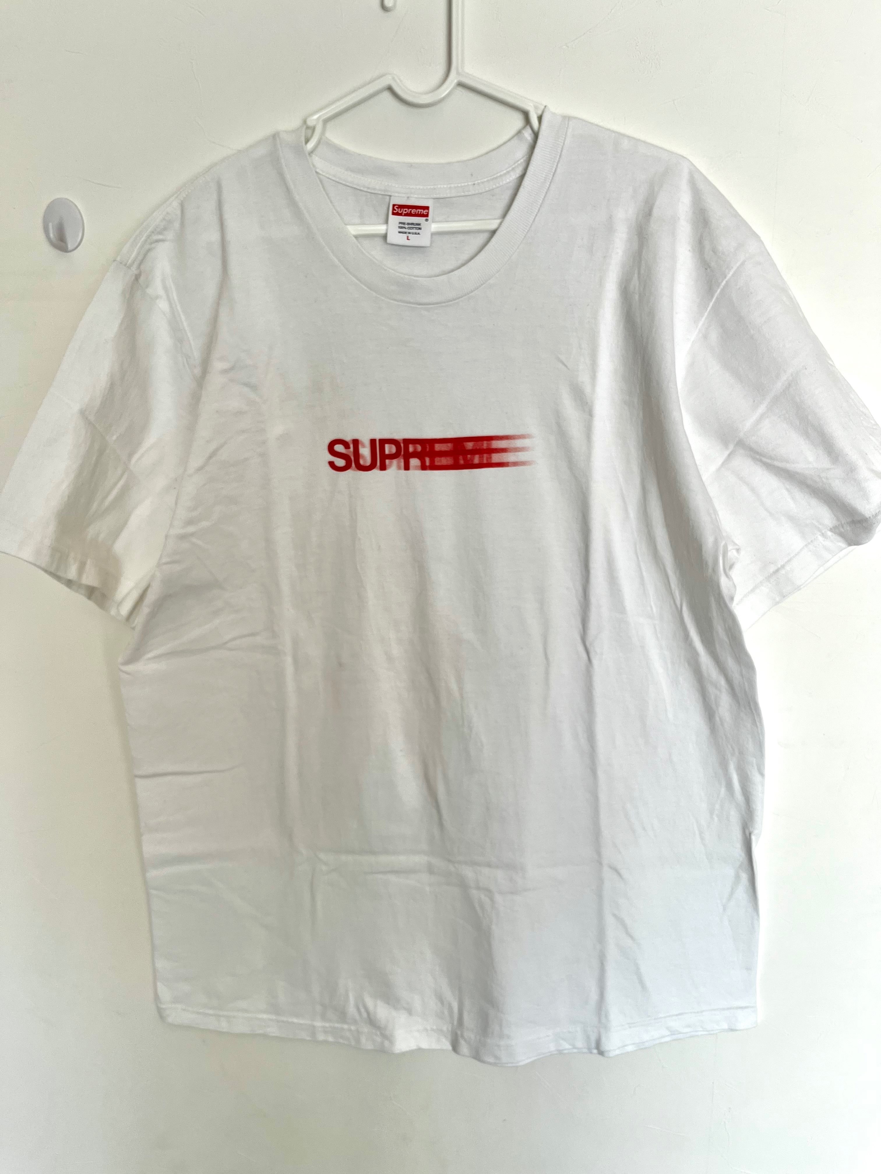 Supreme Motion Logo Tee "White" (20SS)
