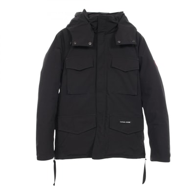 カナダグース CANADA GOOSE KAMLOOPS カムループス ダウンジャケット 衣料品 アウター ポリエステル メンズ ブラック系 4078JM 【中古】