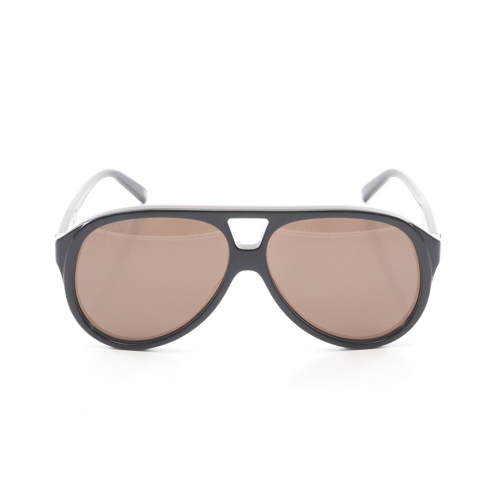 グッチ GUCCI パイロット サングラス 衣料品 プラスチック メンズ ブラック系 GG1286S001 【新品】
