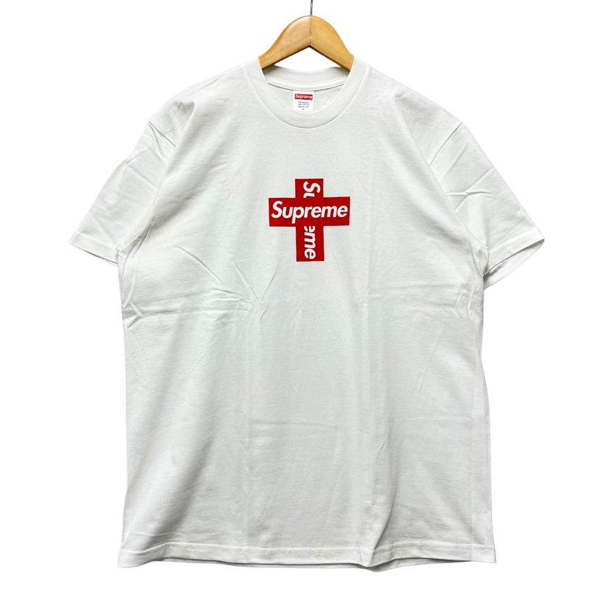 A (未使用に近い)】SUPREME シュプリーム Cross Box Logo Tee クロス A (未使用に近い)】SUPREME シュプリーム Cross Box Logo Tee クロス