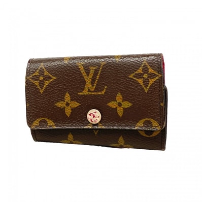 【6db1802】ルイヴィトン キーケース モノグラム ミュルティクレ6 M60701 フューシャ【中古】レディース