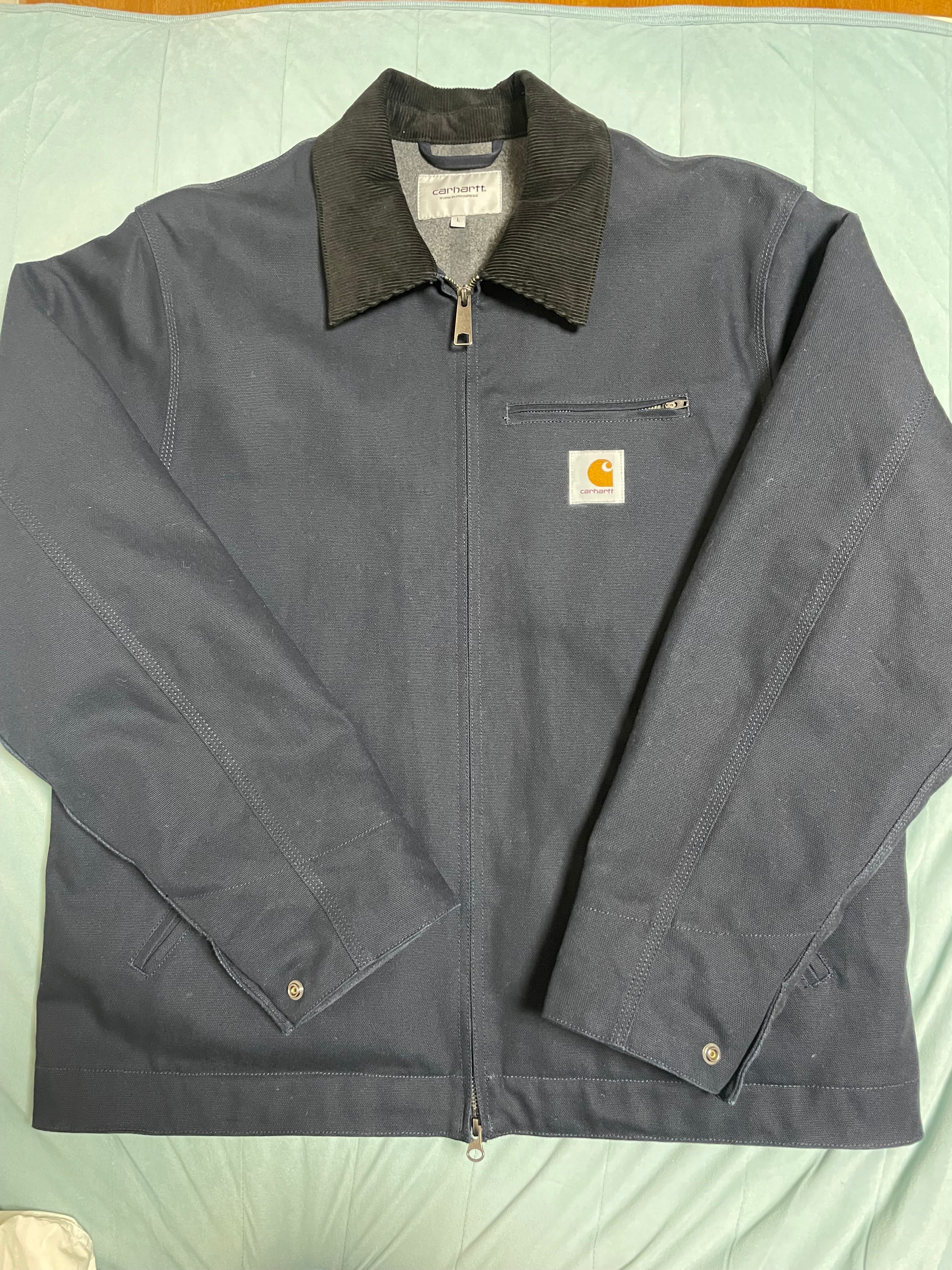 Carhartt WIP Detroit Jacket "Dark Navy/Black(Rigid)"