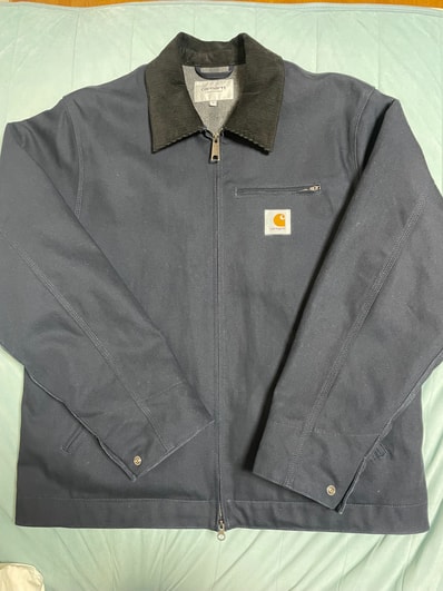 Carhartt WIP Detroit Jacket "Dark Navy/Black(Rigid)"